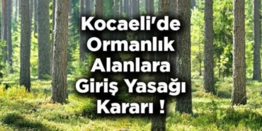 Artan yangın riski nedeniyle ateş ve izinsiz girişlere sıkı denetim geliyor