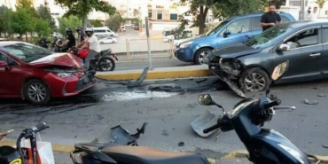 Karamürsel’de Zincirleme Kaza Motosiklet Sürücüsü Yaralandı