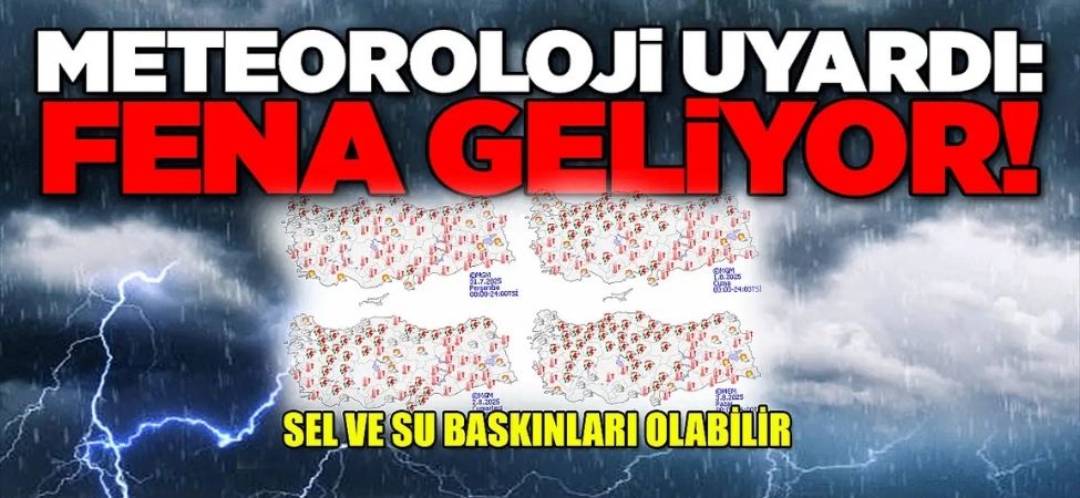 Kocaeliye Meteorolojiden Kritik Uyari 4 Gun Boyunca Saganak Yagis Geliyor Kocaeli’ye Meteoroloji’den Kritik Uyarı 4 Gün Boyunca Sağanak Yağış Geliyor!