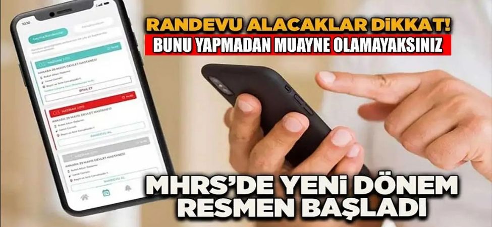 MHRS’de Yeni Dönem Randevu Alacaklar Önce Aile Hekimine Yönlendirilecek!