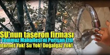 İSU'nun Altyapı Çalışması Mahalleliyi Bezdirdi