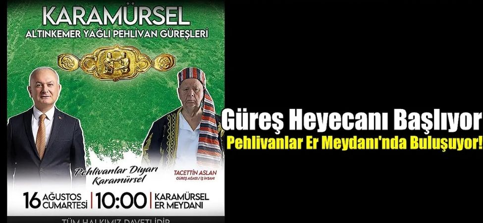 Karamürsel’de Geleneksel Yağlı Güreş Heyecanı Başlıyor