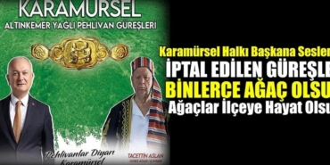 Karamürsel’de Güreşler İptal Edildi İlçe Halkı Bütçenin Ağaçlandırmaya Ayrılmasını İstiyor