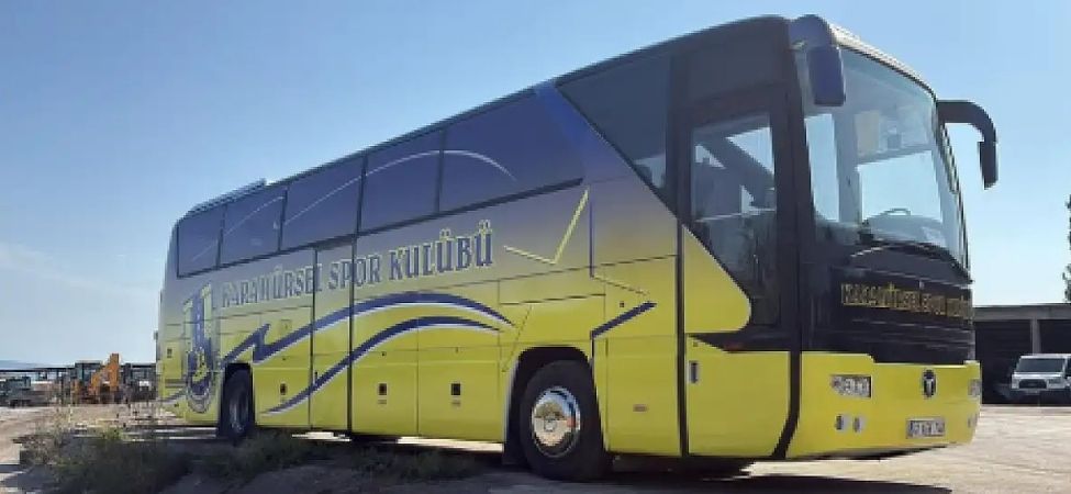 Karamürselspor’dan Tarihi Adım Kulübün İlk Takım Otobüsü Yola Çıktı