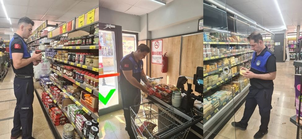 Karamürsel Belediyesi Zabıta Ekiplerinden Marketlere Sıkı Denetim Hijyen, Etiket ve Tarih Kontrolleri Artırıldı