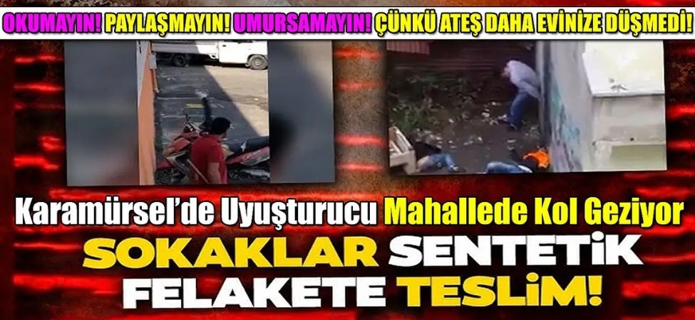 Karamürsel Sarıkum Mahallesi’nde Uyuşturucu İsyanı “Artık Yeter!”