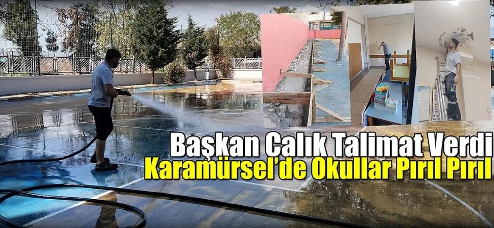Karamürsel’de Okullar Yeni Eğitim Yılına Hazır!