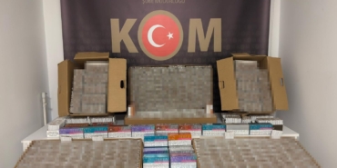Kocaeli'de 41 bin 880 adet dolu makaron ele geçirildi