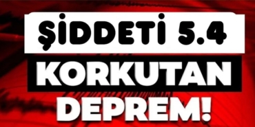 Kütahya'da 5.4 Büyüklüğünde Deprem Sarsıntı Kocaeli'de Şiddetli Hissedildi