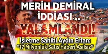 Merih Demiral'ın İsminin Geçtiği Transfer Haberi Yalanlandı Karamürsel’deki İşletme Sahibi İtibar Etmeyiniz
