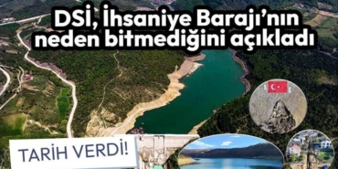 Kocaeli’nin İçme Suyu Geleceği DSİ, İhsaniye Barajı’nın Gecikme Nedenini Açıkladı ve Faaliyet Tarihini Duyurdu