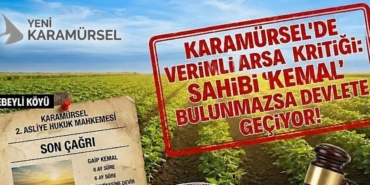 İnebeyli Köyü’ndeki Değerli Arazi İçin Geri Sayım Sahibi Bulunmazsa Hazineye Devredilecek!