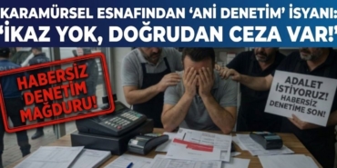 Karamürsel Esnafından Ani Denetim İsyanı İkaz Yok, Doğrudan Ceza Var!