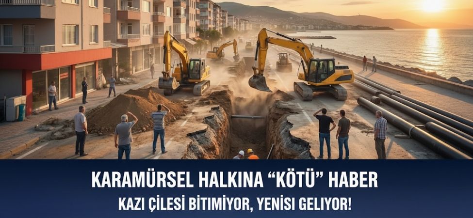Karamürsel Halkına Kötü Haber Kazı Çilesi Bitmiyor, Yenisi Geliyor!