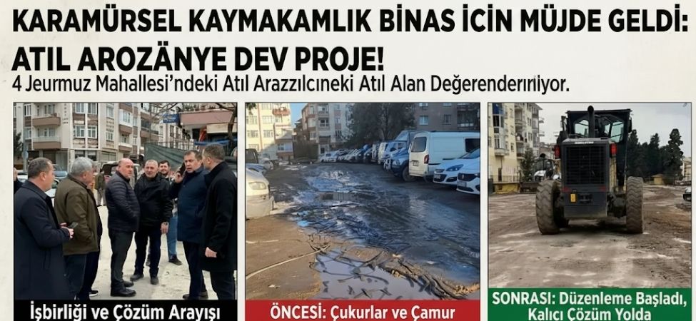 Karamürsel Kaymakamlık Binası İçin Müjde Geldi Atıl Araziye Dev Proje!