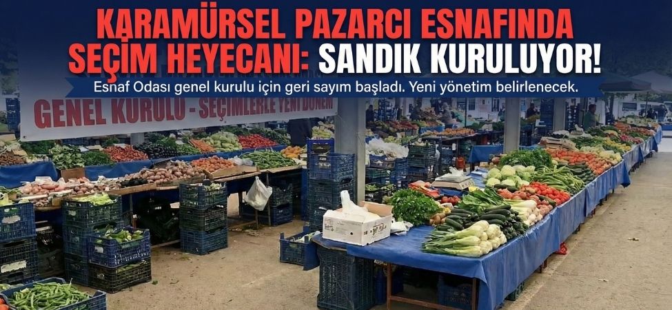 Karamürsel Pazarcı Esnafında Seçim Heyecanı Sandık Kuruluyor!