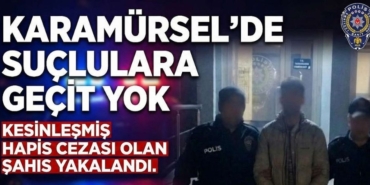Karamürsel'de Firari Suçluya Operasyon Kesinleşmiş Cezası Bulunan Şahıs Yakalandı