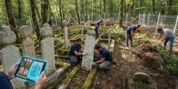 Karamürsel’de Tarihe Vefa: Asırlık Osmanlı Mezarları Yapay Zeka ile Canlanıyor