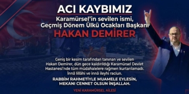 Karamürsel'in Acı Kaybı Hakan Demirer Hayatını Kaybetti