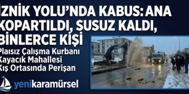 Kayacık Mahallesi’nde Altyapı Kabusu Hafriyat Firması Hattı Patlattı, Binlerce Kişi Susuz!