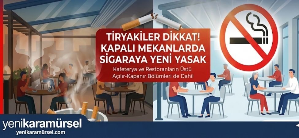 Sigara Yasağında Yeni Dönem Kafe ve Restoranlarda 'Yarı Açık' Alan Dönemi Kapanıyor!