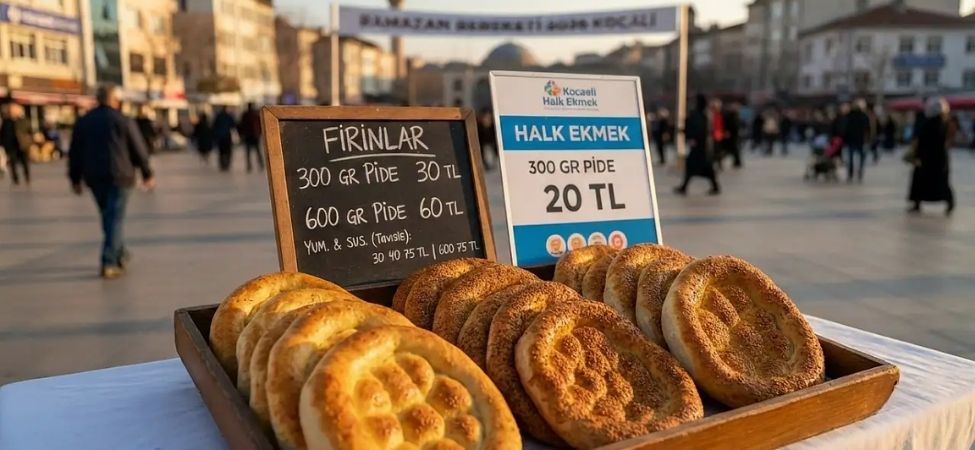 Kocaelide 2026 Yili Ramazan Pidesi Fiyatlari Belli Oldu Firinlarda 30 TL Halk Ekmekte 20 TL 1 Kocaeli'de 2026 Yılı Ramazan Pidesi Fiyatları Belli Oldu Fırınlarda 30 TL, Halk Ekmek'te 20 TL (1)