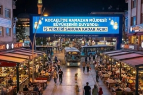 Kocaeli’de Ramazan Bereketi İş Yerleri Sahura Kadar Açık!