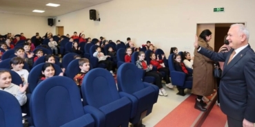Başkan Ahmet Çalık Ereğli Güzel Kıyı İlkokulu Öğrencileriyle Buluştu