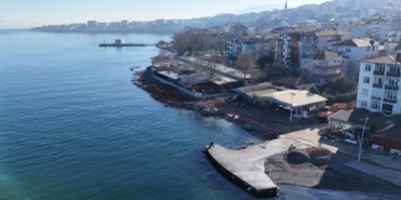 Gölcük Değirmendere Sahiline 200 Metrelik Dev Dalgakıran İnşa Ediliyor!