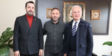 Başkan Çalık ve Beraberindeki Heyet, Esnaf ve Sanatkârlar Odası Başkanı Abdullah Alpsan ile Bir Araya Geldi