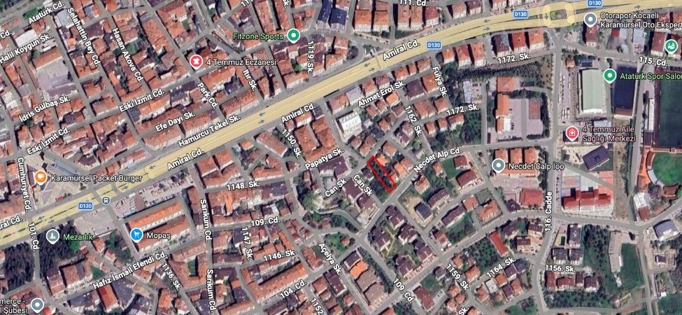 Karamürsel 4 Temmuz Mahallesi'nde 15 Milyon TL Değerindeki Arsa Mahkeme Kararıyla Satışa Çıkarıldı
