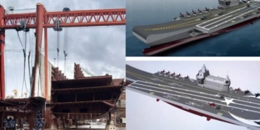 Yalova Altınova'daki Sefine Tersanesi'nde İnşası Süren Milli Uçak Gemisinin İlk Bloğu Kamuoyuyla Paylaşıldı
