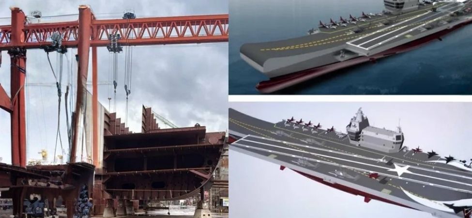 Yalova Altınova'daki Sefine Tersanesi'nde İnşası Süren Milli Uçak Gemisinin İlk Bloğu Kamuoyuyla Paylaşıldı
