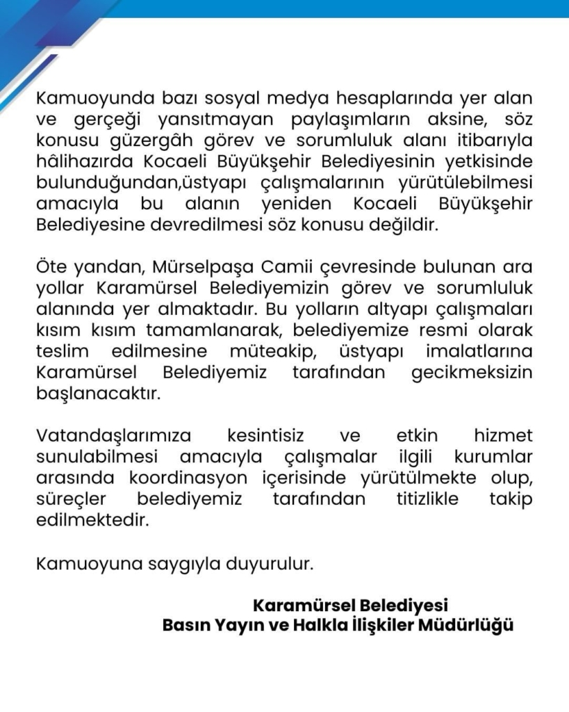 KAMUOYUNA DUYURULUR 1 KAMUOYUNA DUYURULUR 1