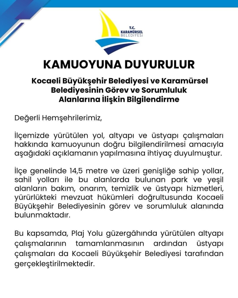 KAMUOYUNA DUYURULUR KAMUOYUNA DUYURULUR