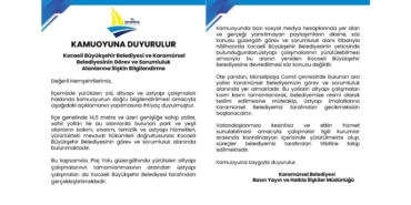 Karamürsel Belediyesi, Altyapı ve Üstyapı Çalışmalarındaki Görev Dağılımına Açıklık Getirdi Plaj Yolu Büyükşehir'in, Mürselpaşa Bizim Sorumluluğumuzda