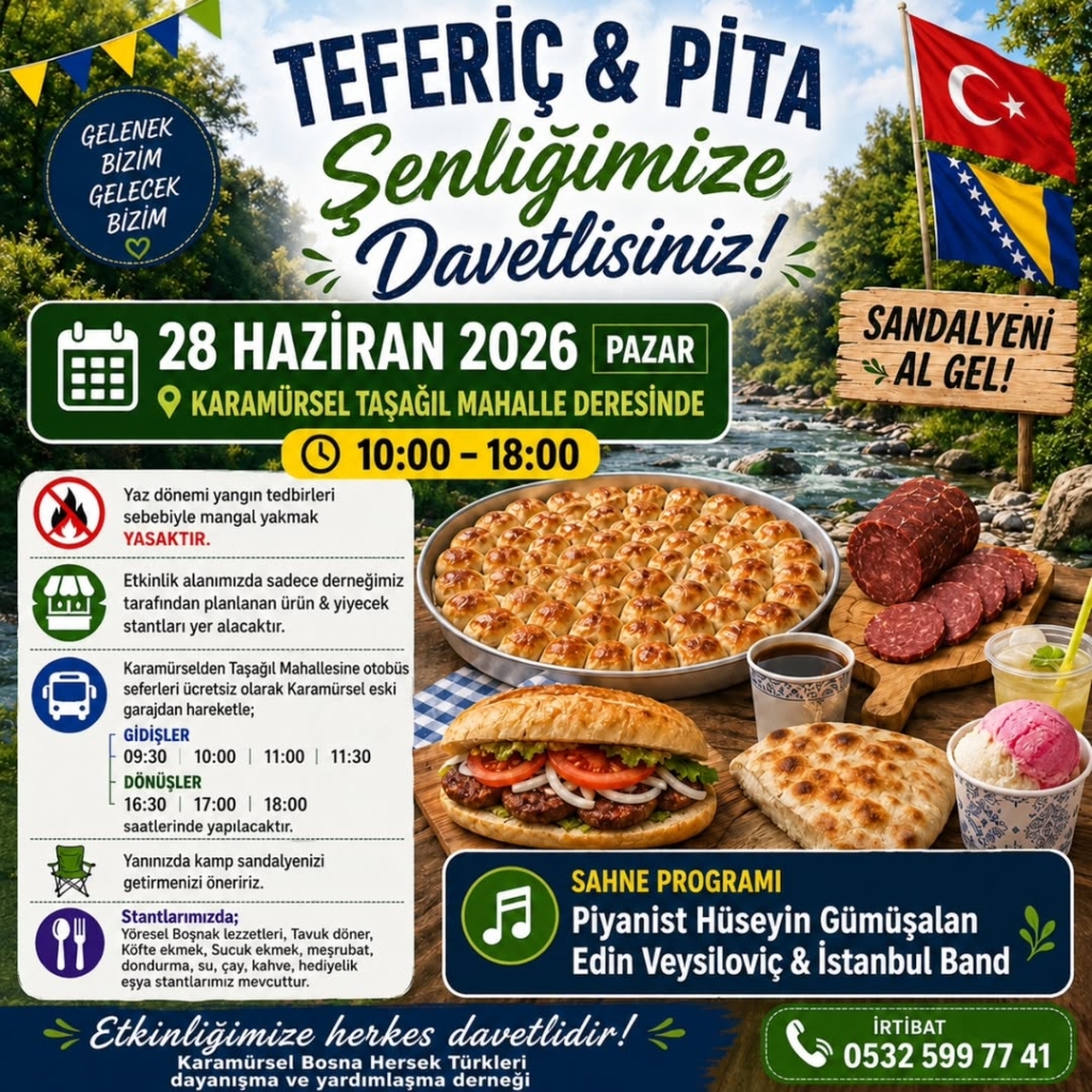 Karamurselde 18. Geleneksel Teferic Ve Pita Senligi Heyecani Sandalyeni Al Gel 1 Karamurselde 18. Geleneksel Teferic Ve Pita Senligi Heyecani Sandalyeni Al Gel 1